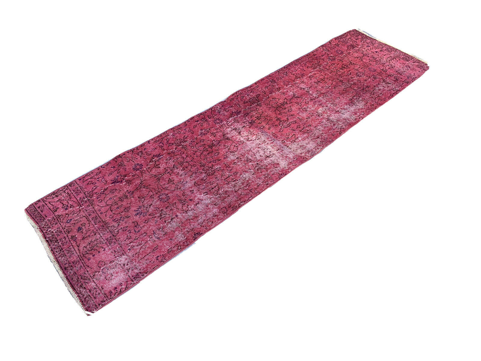 Distressed turkish narrow runner 247 x 70 cm
