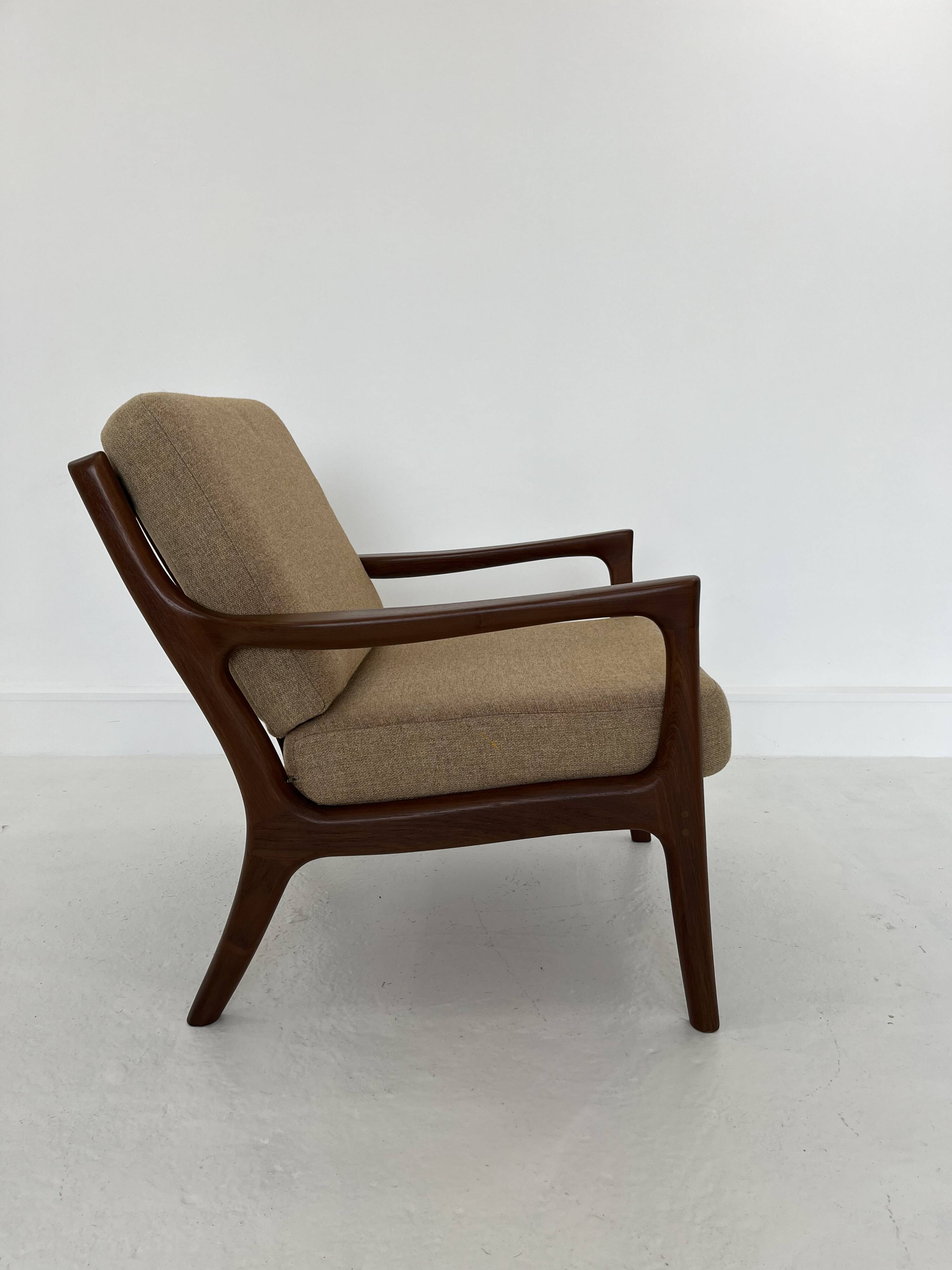 Vintage Danish Teak Lounge Chair, 1960s
