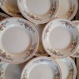 St Clément Félicie dessert plates 60's