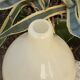 Vase Murano en verre crème vintage 30 cm