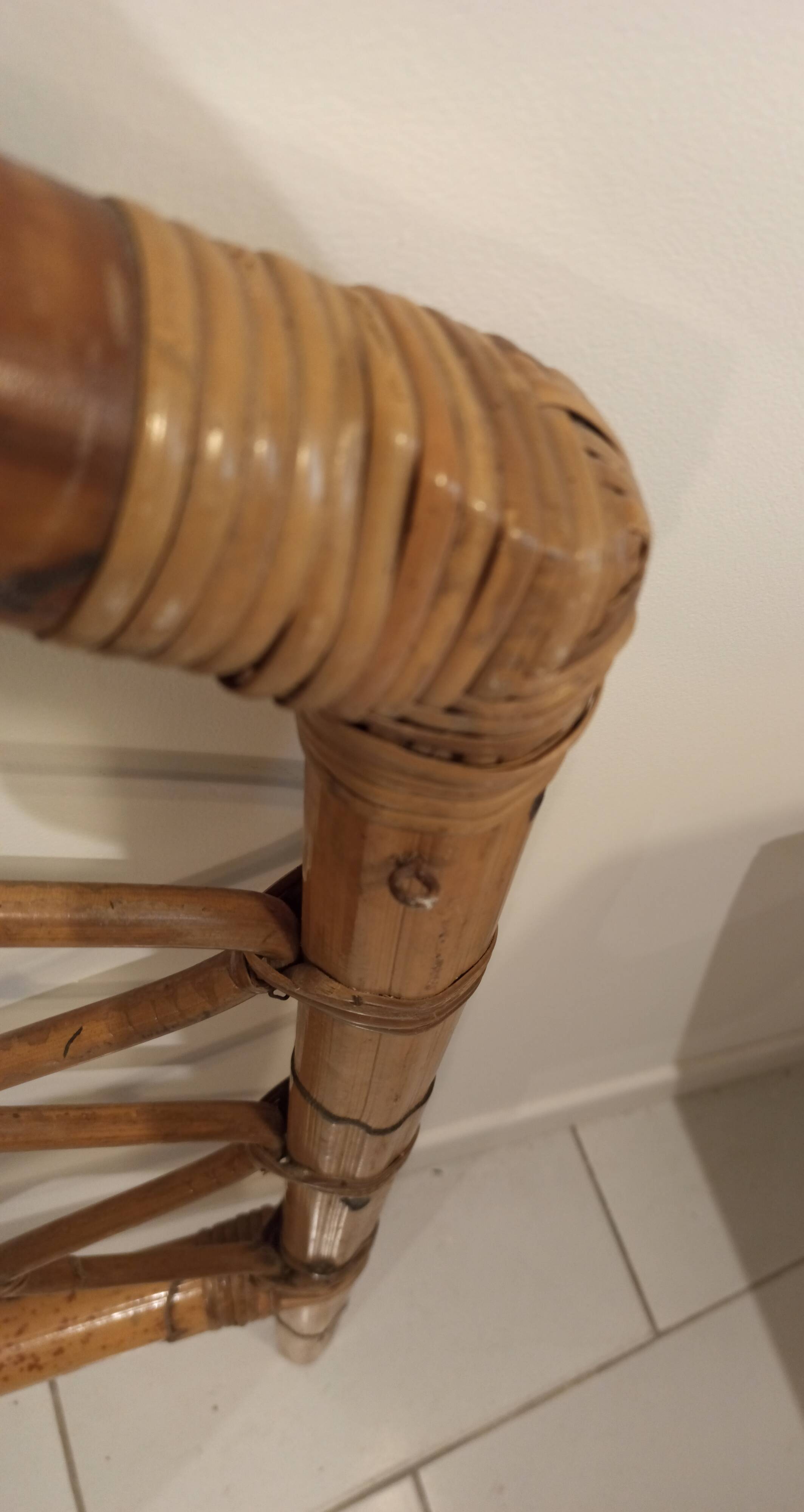 Vintage rattan headboards