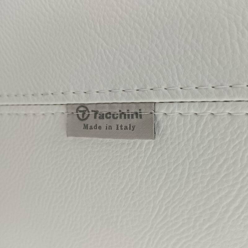 Polar Armchair by Tacchini in White Leather