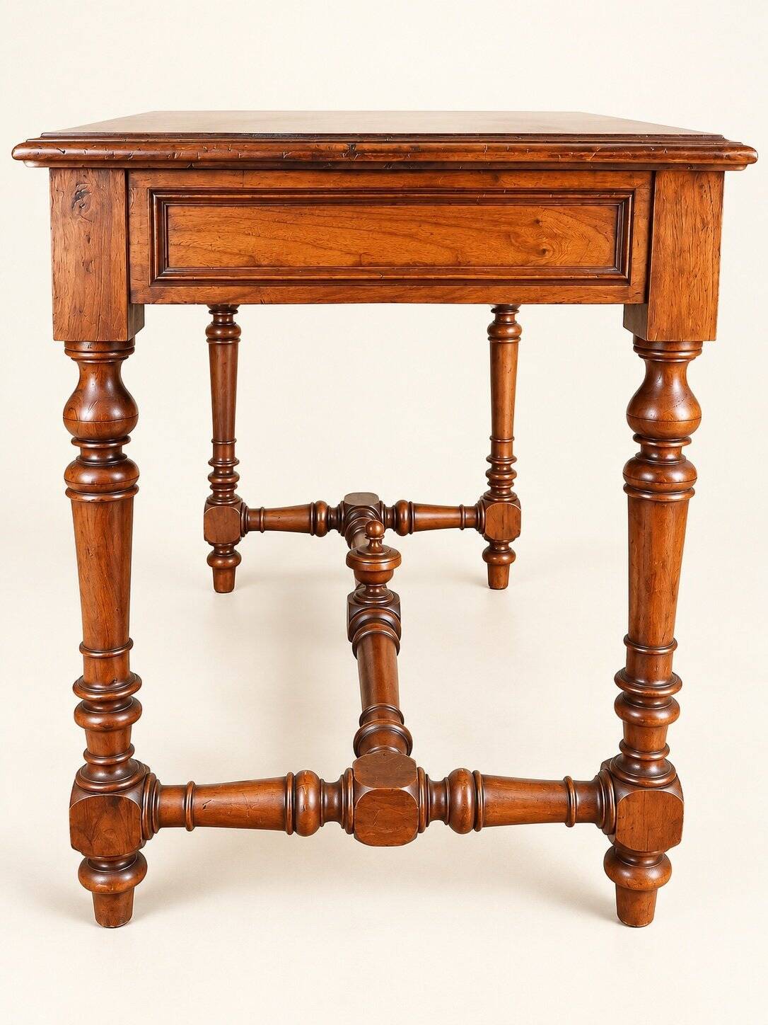 Walnut Desk Louis XIII Style 19th Century
