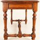 Walnut Desk Louis XIII Style 19th Century