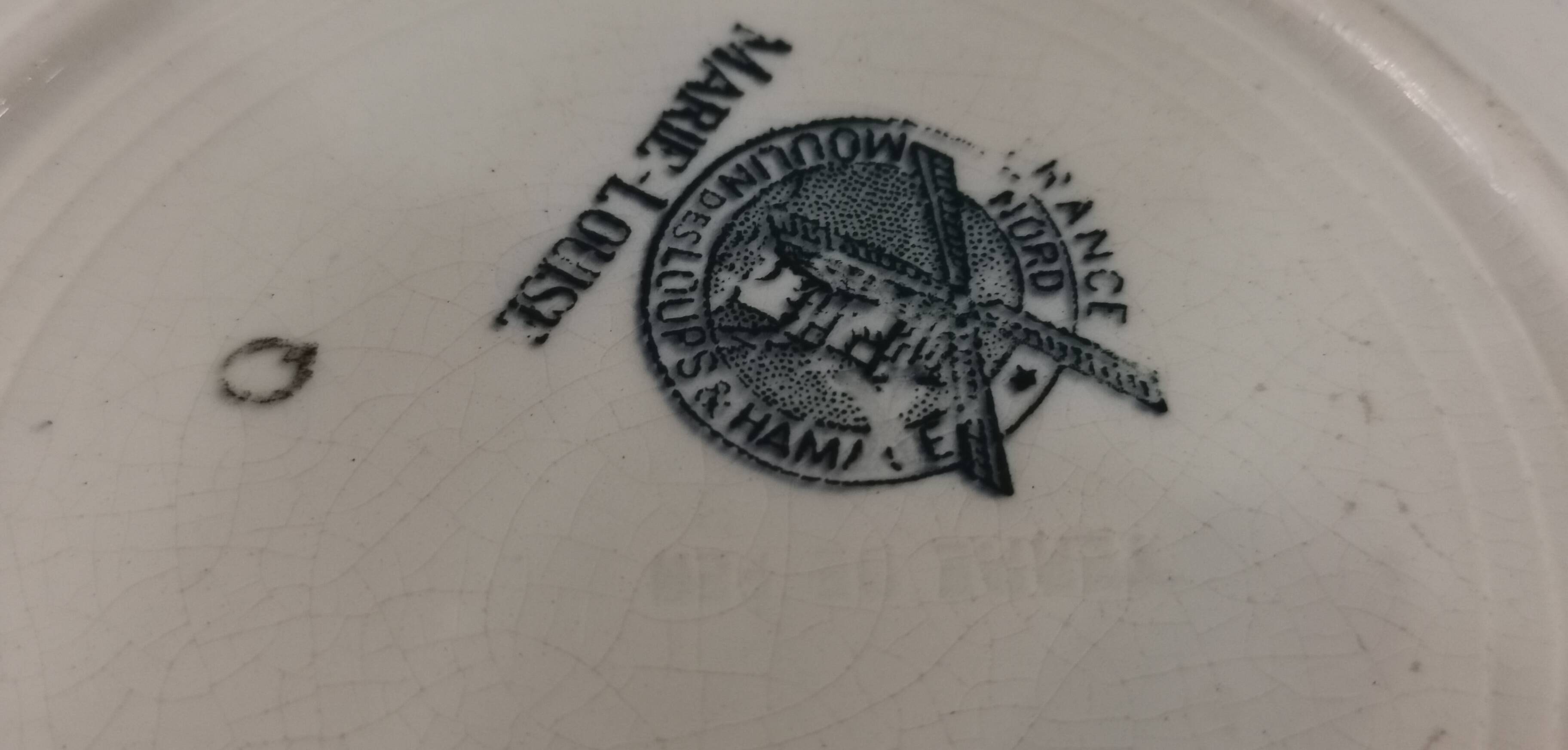 6 earthenware soup plates Moulin des Loups et Hamages