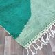 Handmade traditional Beni Ourain Berber rug, size 100 x 200 cm.