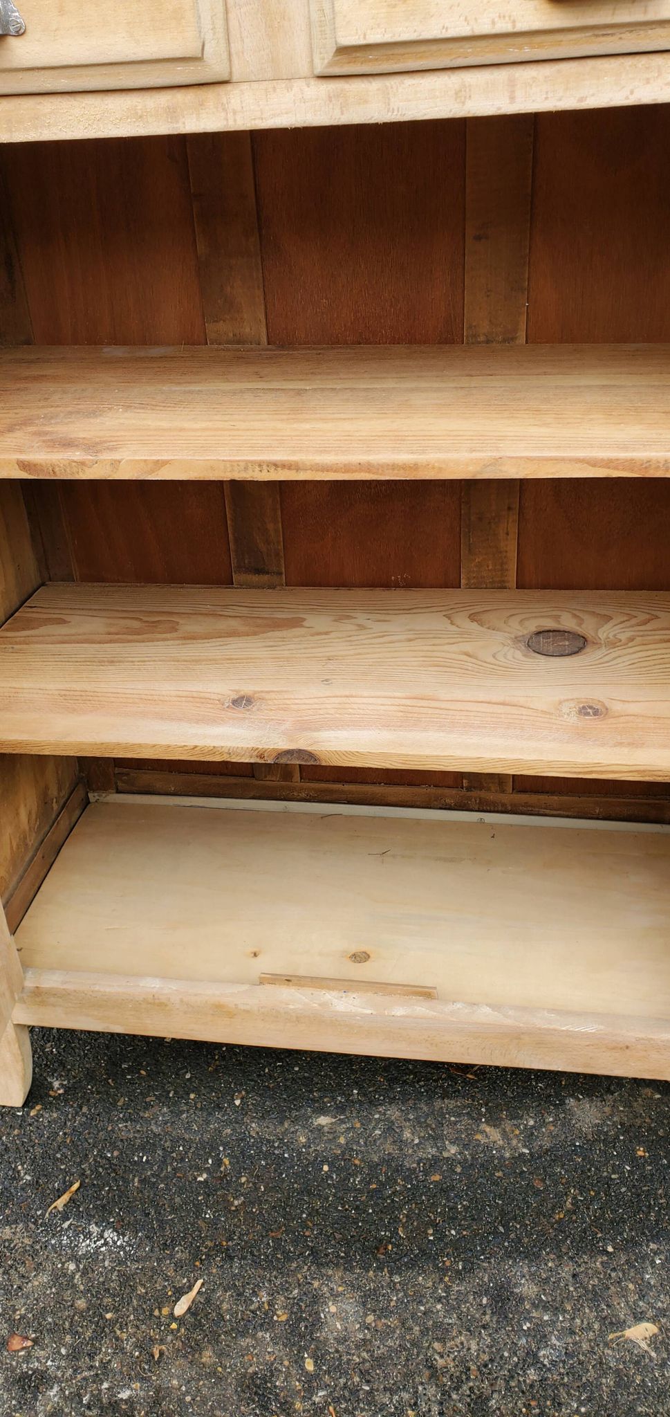 Very beautiful Parisian piece of furniture from 1940, 2 doors and 2 drawers, sanded and stripped