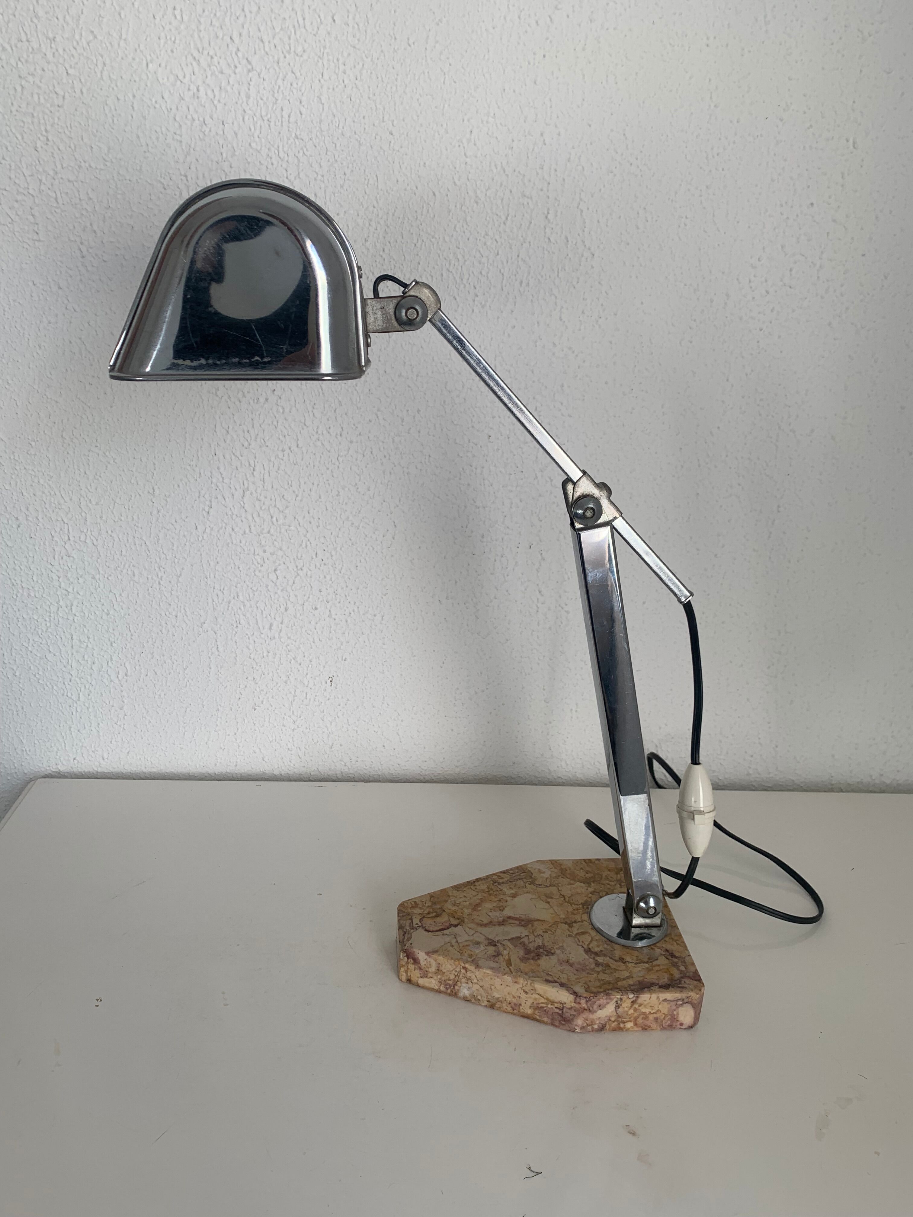 Lampe Fare en marbre, France 1930