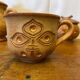 Antique tea coffee set vallauris vintage beige ceramic #c644