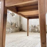 Solid oak farmhouse table 150 cm