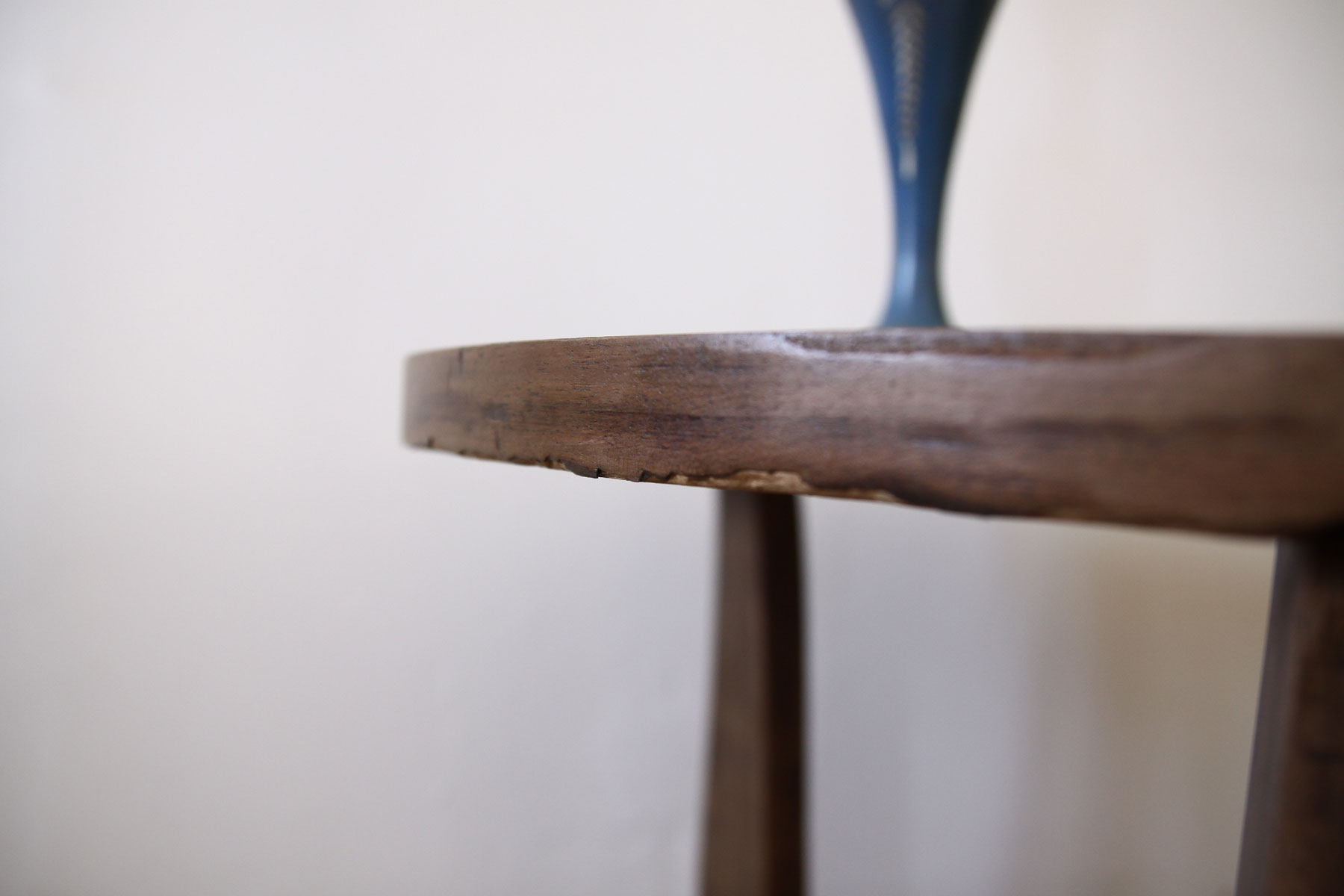 Old wooden side table