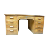 Bureau double face en chêne