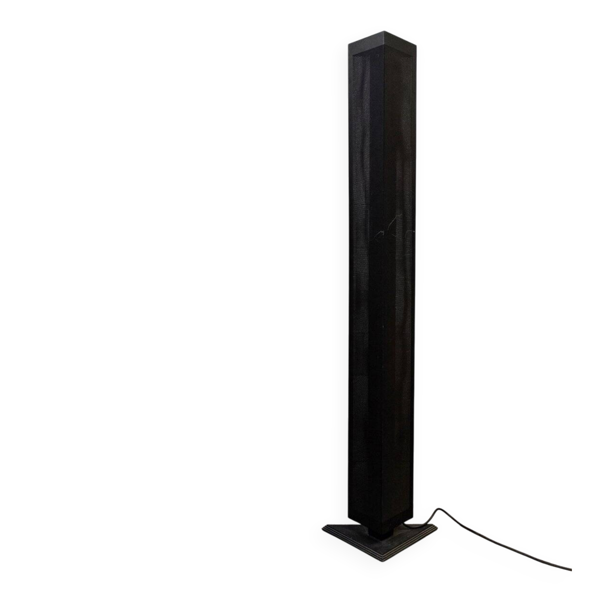 Three-light floor lamp in metal by Status Italia, 1990s.