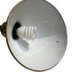 Pair of exterior or interior wall lights in gilded metal, 60s/80s