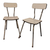 Paire de chaises formica