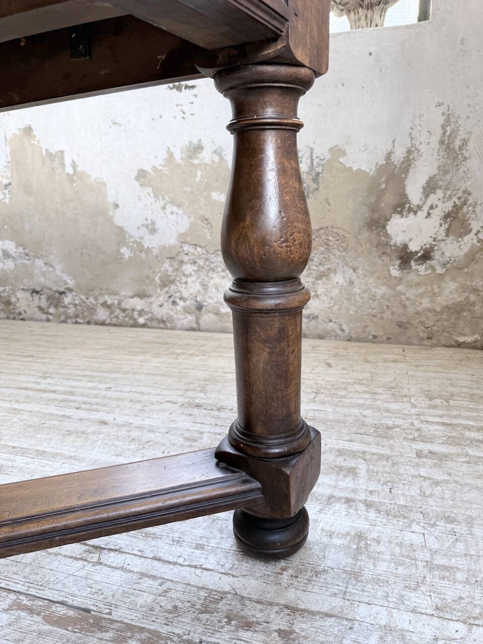 Oak table in Louis XIV style 1900