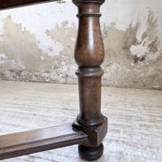 Table chêne style Louis XIV 1900