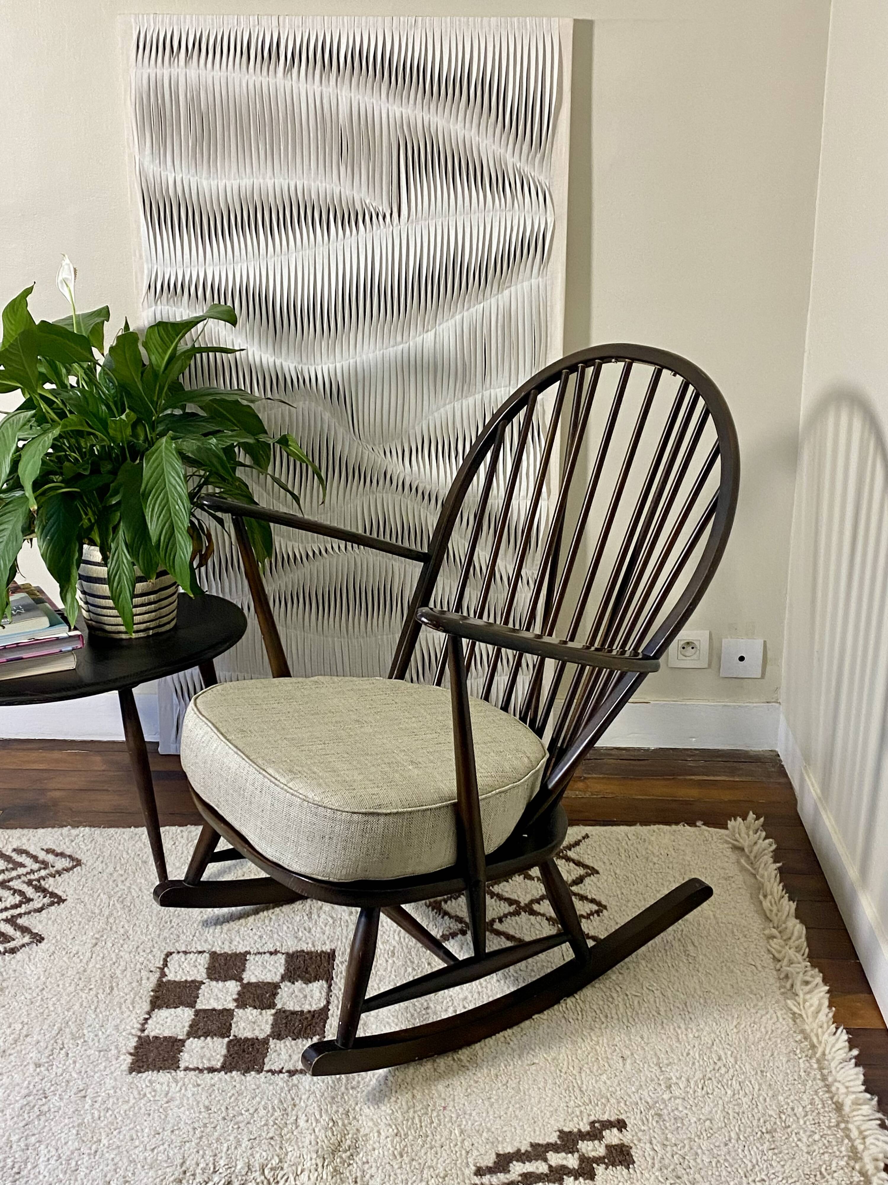 Rocking chair Ercol, Lucian Ercolani, Year 1956