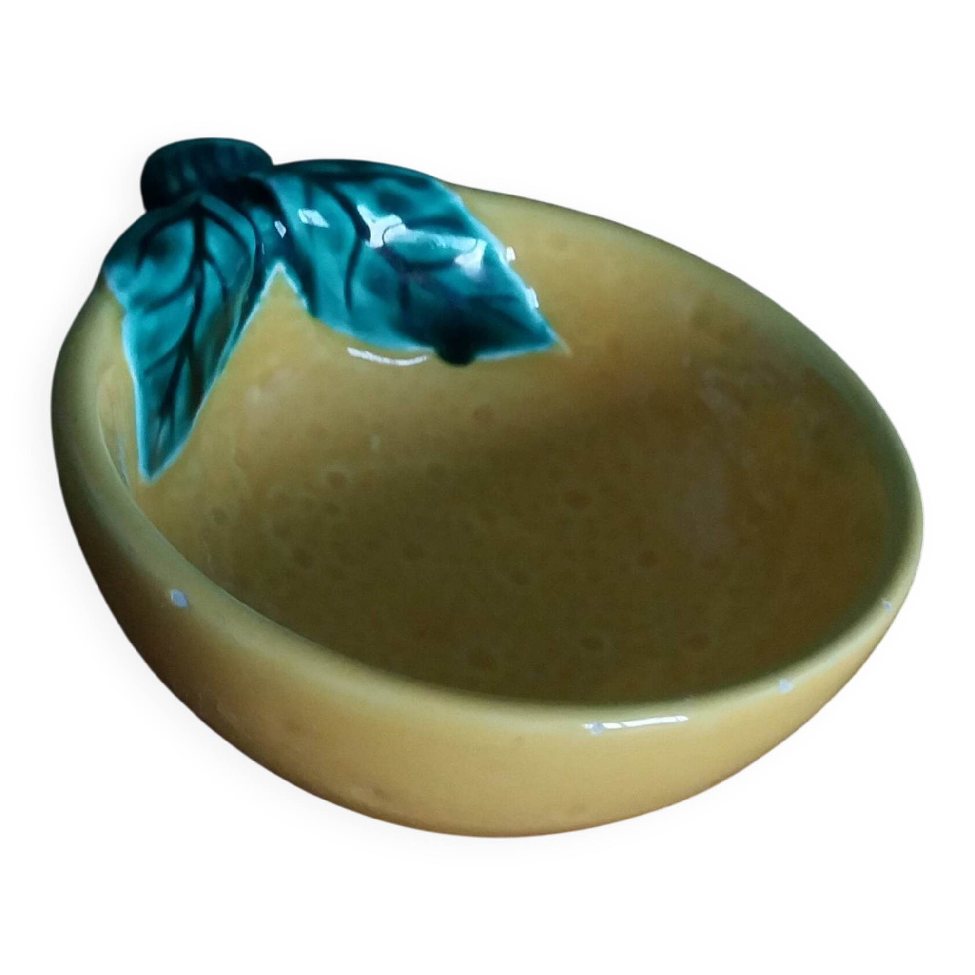 Lemon bowl in slipware