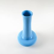 Blue ceramic vase, Danish design, 1970s, made in Denmark