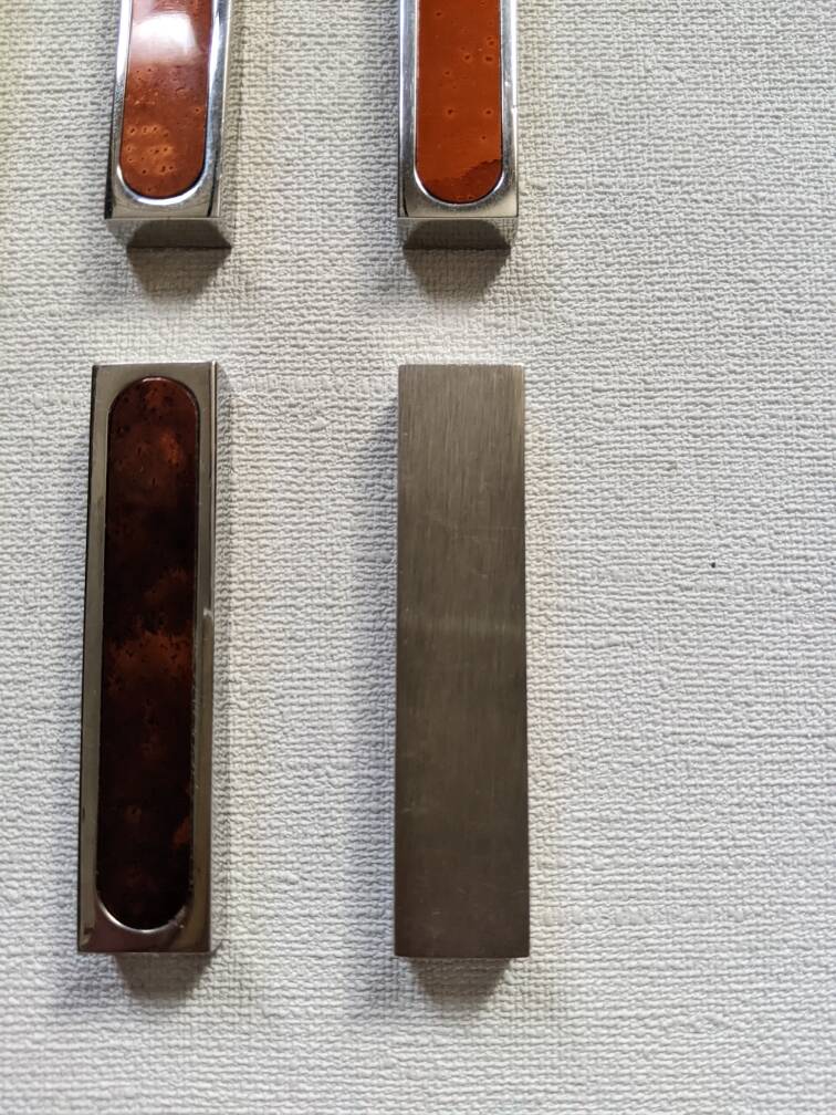 Contemporary design aluminum knife holder Bouillet Bourdelle goldsmith