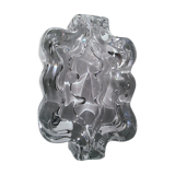 Crystal ashtray Daum leaf oak