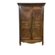 19th-century Breton wardrobe in oak and chestnut.