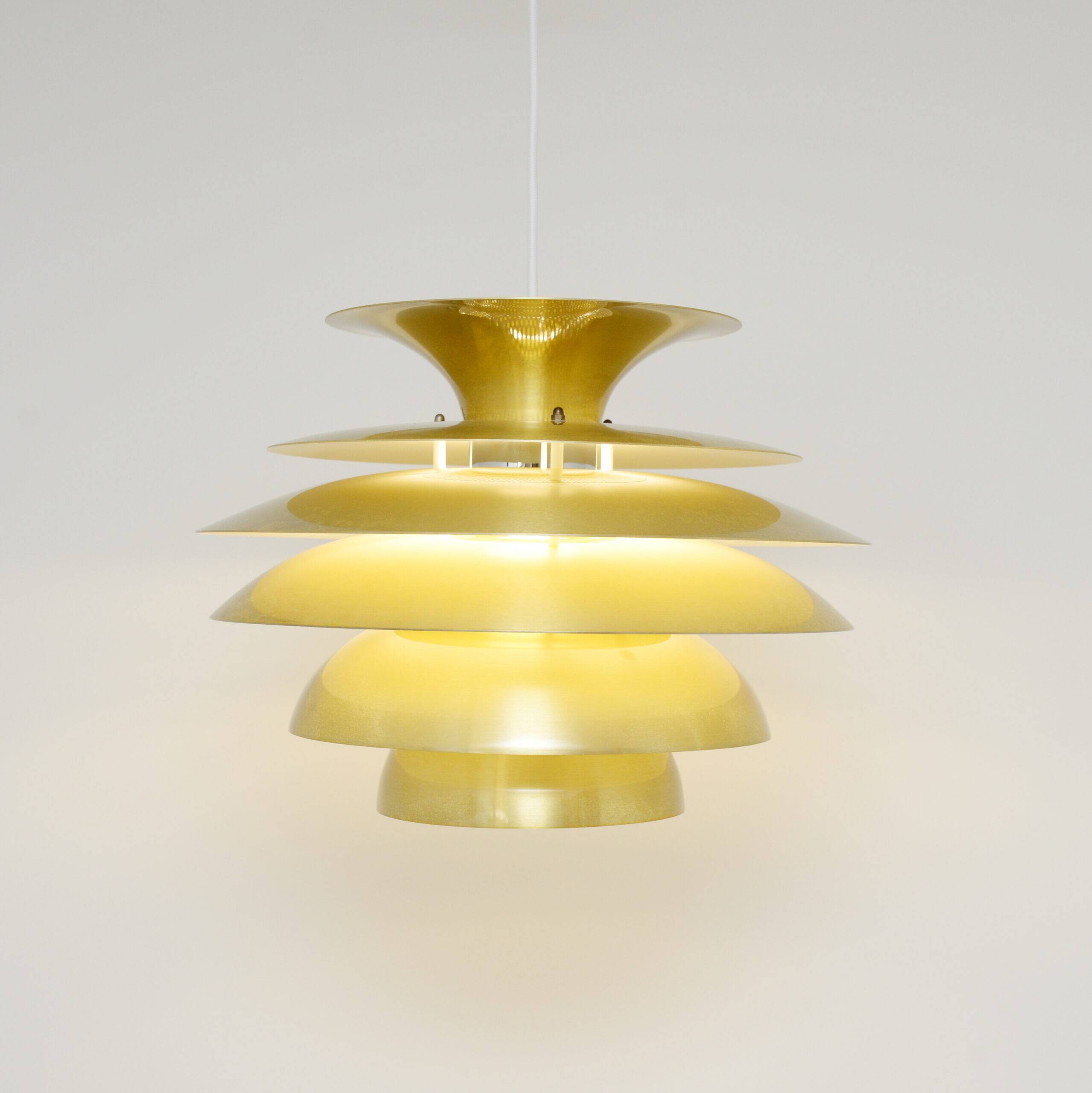 Golden lamp, Denmark 1970s