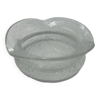 Biot glass empty pocket, vintage