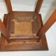 Wooden side table, pedestal console, 110 cm, plant stand, statue, sculpture