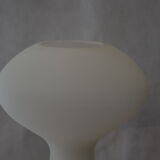 White frosted glass lamp