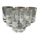 6 Daum wine glasses France Blanzey service