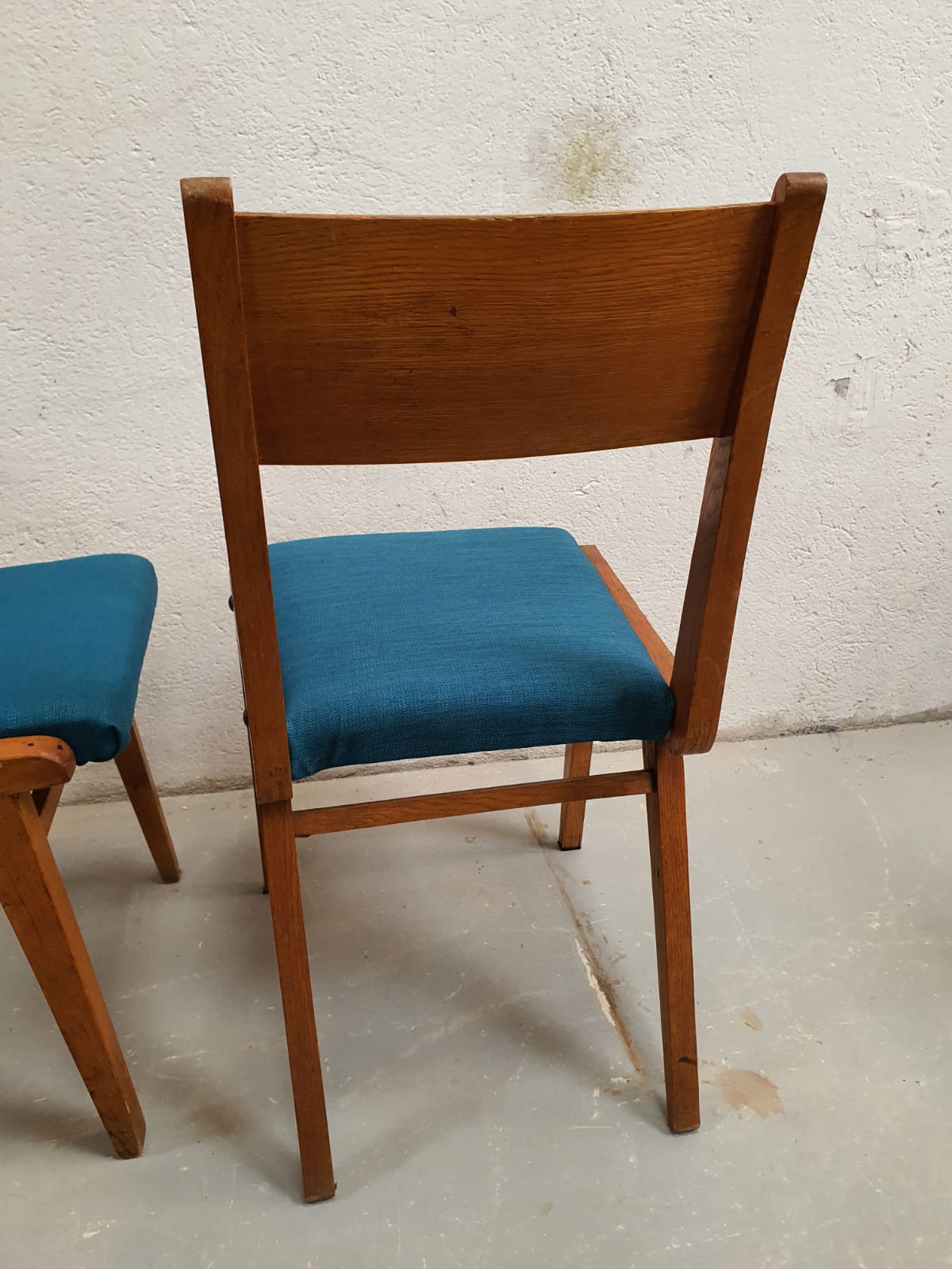 Paire de chaises scandinaves vintage années 50