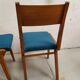 Paire de chaises scandinaves vintage années 50