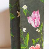 Box padded with old fabric