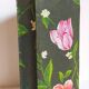 Box padded with old fabric