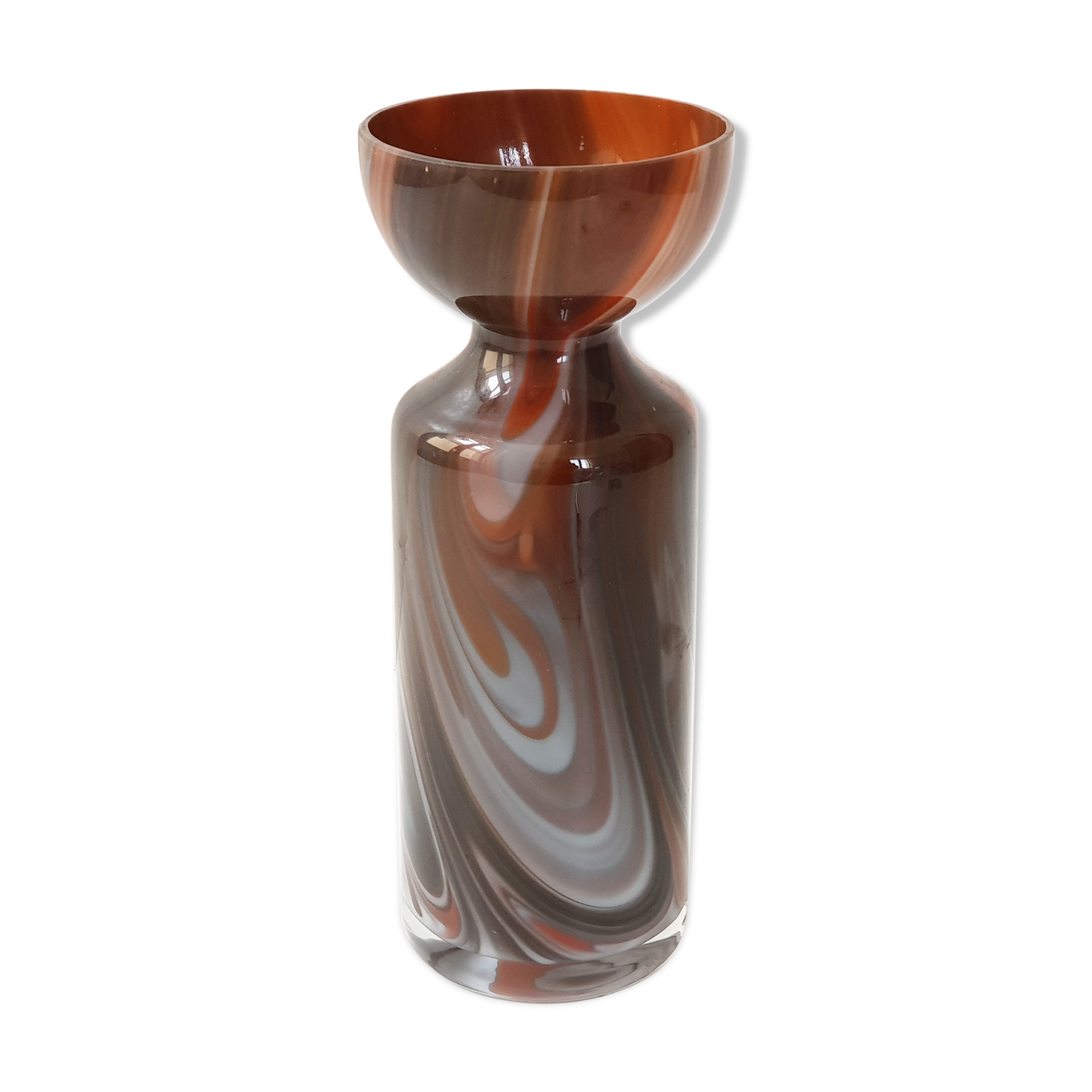 Vintage opal vase 1970