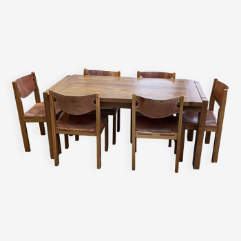 Renewed dining room set (chairs + table)