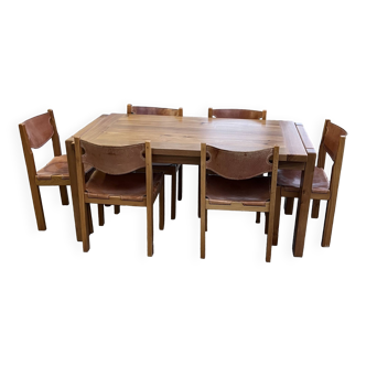 Renewed dining room set (chairs + table)