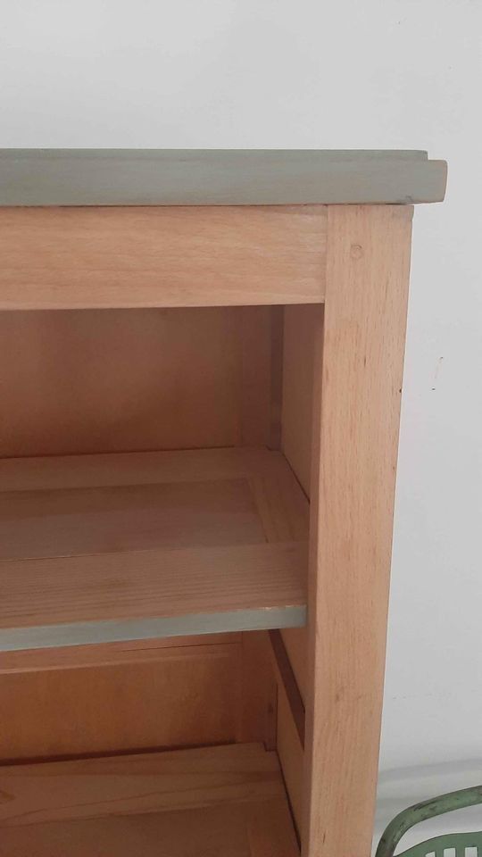 Library furniture with solid beech cornice scandinavian