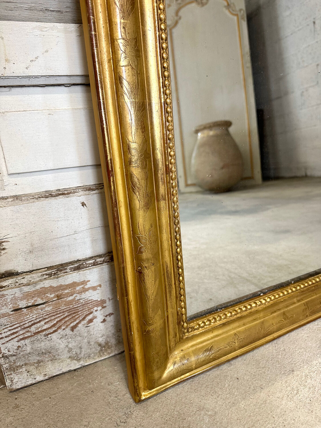Louis Philippe gilded mirror 19th century