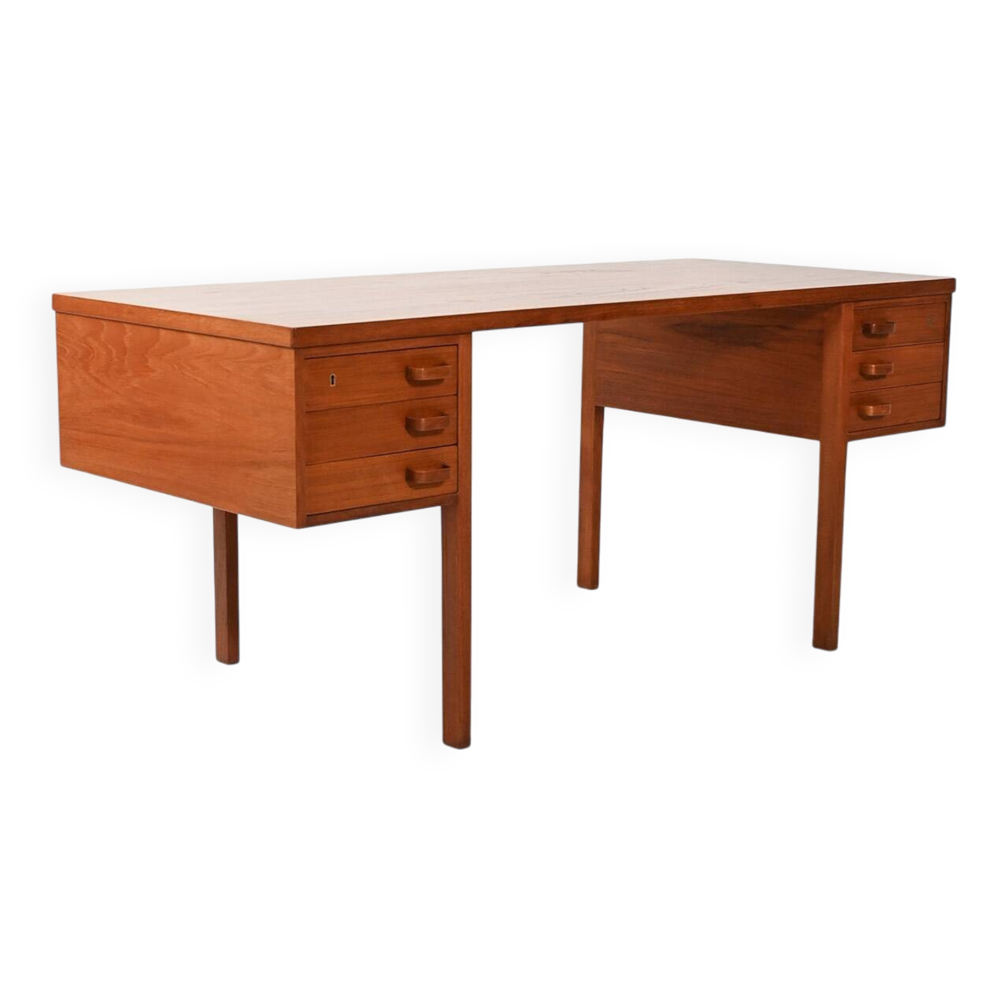 Teak desk by Nanna & Jørgen Ditzel