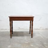 Vintage wooden desk side table
