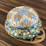 Jean Gerbino in Vallauris: micro mosaic ceramic candy box