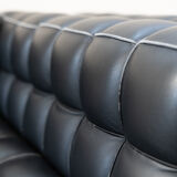 Kubus Sofas, Two Places by Josef Hoffmann for Wittmann, 1980s, Set of 4