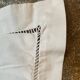 Antique embroidered pillowcase with venetian lace