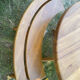 Round table + 2 chairs and 2 rounded benches suitable for the table.