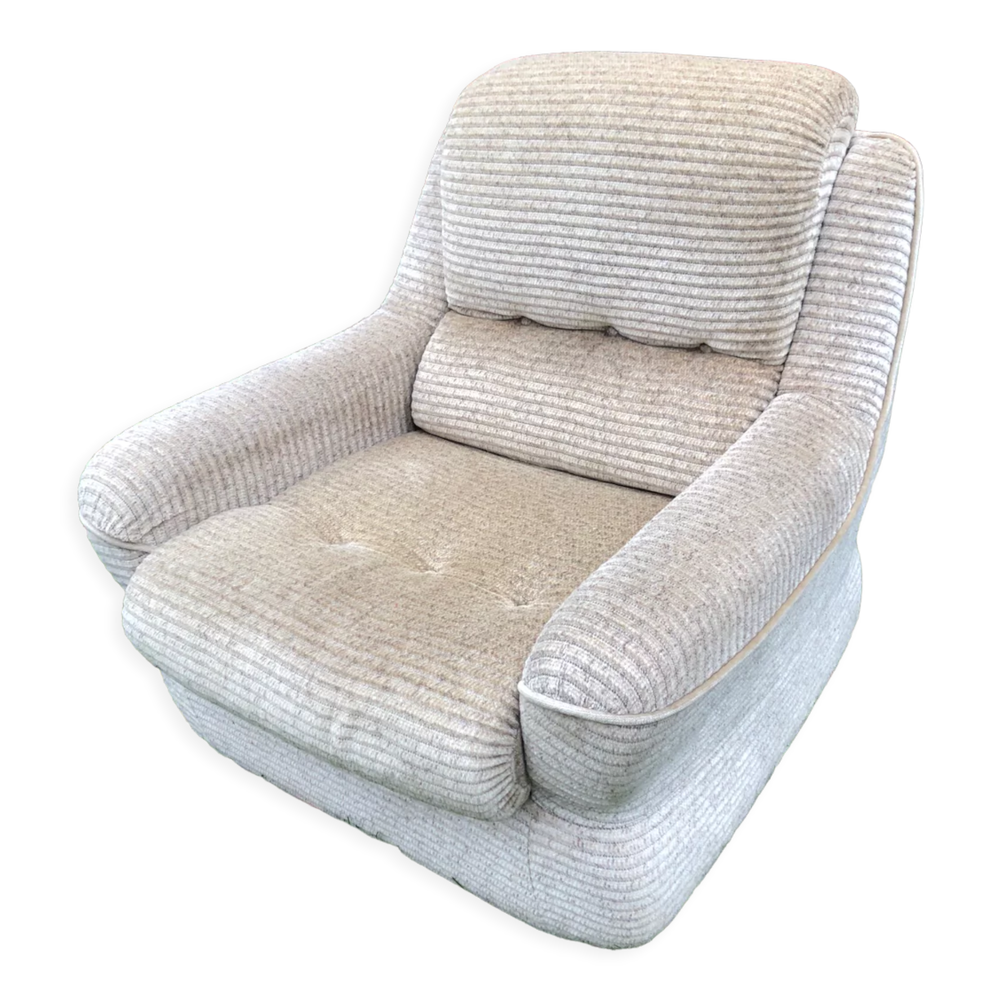 Corduroy armchair