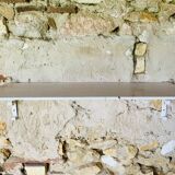 Pair of vintage garden wall shelves, circa 40's/50's