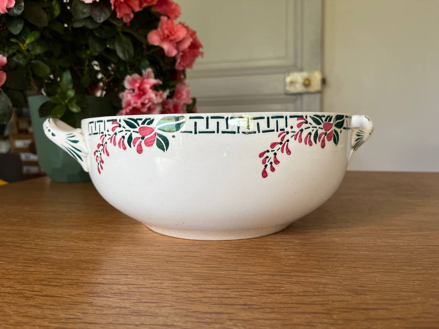 Old Ceranord St Amand earthenware tureen